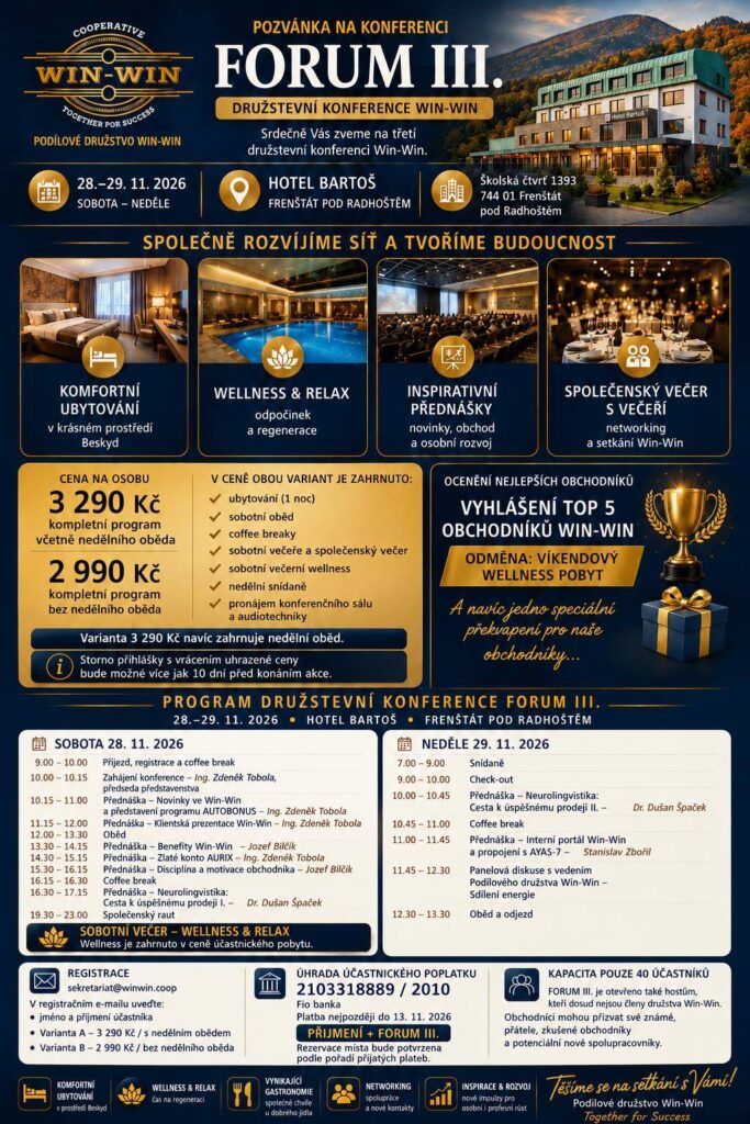 Plakát akce Konference Forum III.